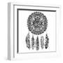 Ethnic Dream Catcher-transiastock-Framed Art Print