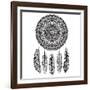 Ethnic Dream Catcher-transiastock-Framed Art Print