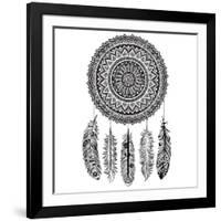 Ethnic Dream Catcher-transiastock-Framed Art Print