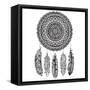 Ethnic Dream Catcher-transiastock-Framed Stretched Canvas