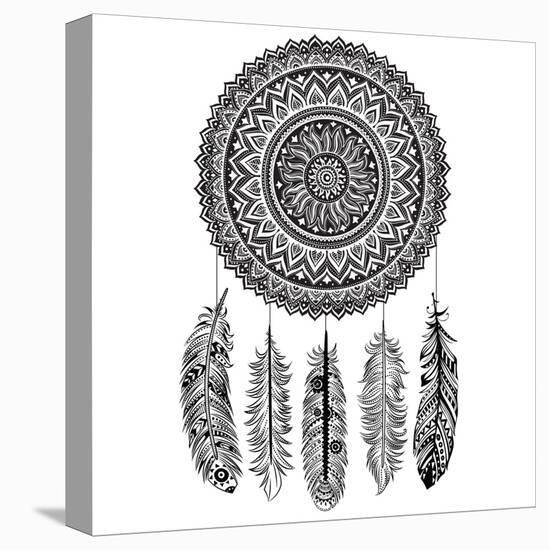 Ethnic Dream Catcher-transiastock-Stretched Canvas