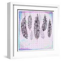 Ethnic Dream Catcher-transiastock-Framed Art Print