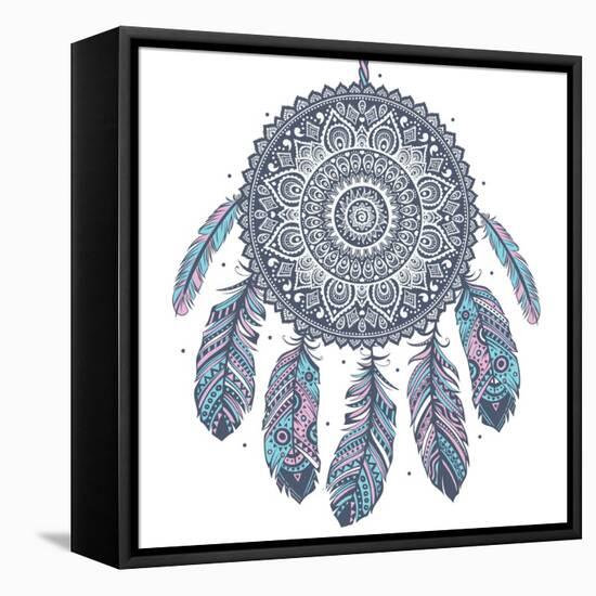 Ethnic Dream Catcher-transiastock-Framed Stretched Canvas