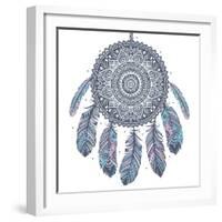 Ethnic Dream Catcher-transiastock-Framed Art Print