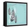 Ethnic Dream Catcher-transiastock-Framed Stretched Canvas