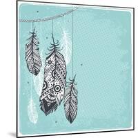 Ethnic Dream Catcher-transiastock-Mounted Art Print