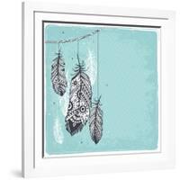 Ethnic Dream Catcher-transiastock-Framed Art Print