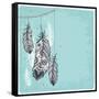 Ethnic Dream Catcher-transiastock-Framed Stretched Canvas