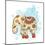 Ethnic Elephant-transiastock-Mounted Art Print