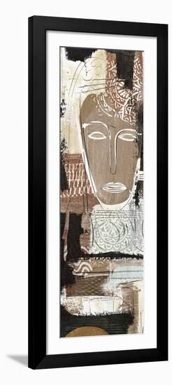 Ethnic Panel I-Patrick Carney-Framed Art Print