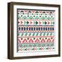 Ethnic Seamless Pattern.-Vodoleyka-Framed Art Print