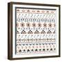 Ethnic Seamless Pattern.-Vodoleyka-Framed Art Print