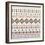 Ethnic Seamless Pattern.-Vodoleyka-Framed Art Print