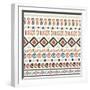 Ethnic Seamless Pattern.-Vodoleyka-Framed Art Print