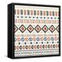 Ethnic Seamless Pattern.-Vodoleyka-Framed Stretched Canvas