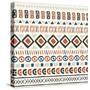 Ethnic Seamless Pattern.-Vodoleyka-Stretched Canvas