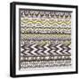 Ethnic Seamless Pattern-evdakovka-Framed Art Print