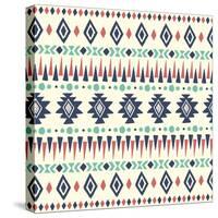 Ethnic Seamless Pattern.-Vodoleyka-Stretched Canvas