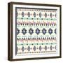 Ethnic Seamless Pattern.-Vodoleyka-Framed Art Print