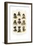 Ethnology, Races of Man, 1800-1900-R Anderson-Framed Giclee Print