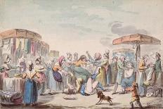 Fair During the Period of the French Revolution, C.1789-Etienne Bericourt-Stretched Canvas