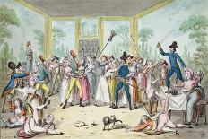 Riotous Scene in a Tavern During the Period of the French Revolution, C.1789-Etienne Bericourt-Giclee Print