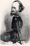 Caricature of Wagner, with a Huge Head on a Tiny Body-Etienne Carjat-Giclee Print