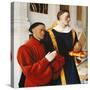 Etienne Chevalier and Saint Stephen-Jean Fouquet-Stretched Canvas