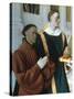 Etienne Chevalier and St Stephen, C1450-Jean Fouquet-Stretched Canvas