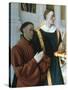 Etienne Chevalier and St Stephen, C1450-Jean Fouquet-Stretched Canvas