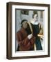 Etienne Chevalier and St Stephen, C1450-Jean Fouquet-Framed Giclee Print