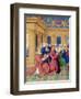 Étienne Chevalier with Saint Stephen, Ca 1455-Jean Fouquet-Framed Giclee Print