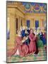 Étienne Chevalier with Saint Stephen, Ca 1455-Jean Fouquet-Mounted Giclee Print