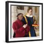 Etienne Chevalier with St. Stephen-Jean Fouquet-Framed Giclee Print