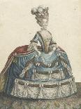 Costume de l'époque de Louis XVI, seigneur de la cour portant un habit de Printemps-Etienne Claude Voysard-Mounted Giclee Print