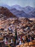 View of Mecca, from La Vie De Mohammed, Prophete D'Allah, C1880-C1920-Etienne Dinet-Stretched Canvas