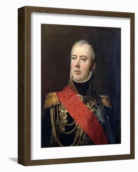 Étienne Jacques Joseph Alexandre Macdonald, 1st Duke of Taranto (1765-184)-Antoine-Jean Gros-Framed Giclee Print