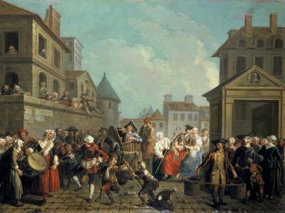 Carnival in the Streets of Paris, 1757