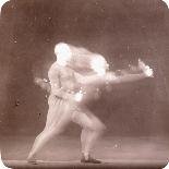 Chronophotograph of Movements of a Boxer, C.1890-Etienne Jules Marey-Framed Stretched Canvas