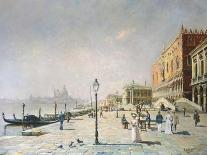 Promenade in Venice-Etienne Leroy-Stretched Canvas