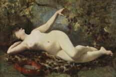 Reclining Nude with Tambourine-Etienne Leroy-Giclee Print