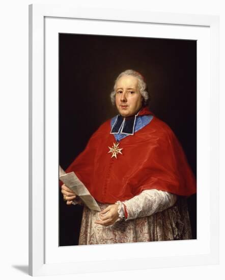 Etienne-René, Cardinal Potier De Gesvres, 1758-Pompeo Girolamo Batoni-Framed Giclee Print