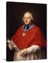 Etienne-René, Cardinal Potier De Gesvres, 1758-Pompeo Girolamo Batoni-Stretched Canvas