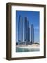 Etihad Towers, Abu Dhabi, United Arab Emirates, Middle East-Jane Sweeney-Framed Photographic Print