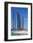 Etihad Towers, Abu Dhabi, United Arab Emirates, Middle East-Jane Sweeney-Framed Photographic Print