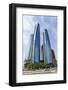 Etihad Towers, Abu Dhabi, United Arab Emirates, Middle East-Fraser Hall-Framed Photographic Print