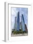 Etihad Towers, Abu Dhabi, United Arab Emirates, Middle East-Fraser Hall-Framed Photographic Print