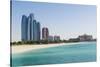 Etihad Towers, Emirates Palace Hotel and Beach, Abu Dhabi, United Arab Emirates, Middle East-Fraser Hall-Stretched Canvas