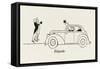 Etiquette, Hat Tipping-William Heath Robinson-Framed Stretched Canvas