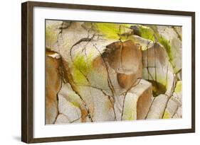 Etive Riverbed Dried Off Riverbed with Red Rocks-null-Framed Photographic Print